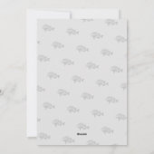 Fischen Thema Erwachsene Männliche Geburtstagspart Einladung (Rückseite)