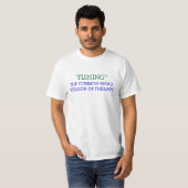 Fischen-Therapie T-Shirt (Vorne ganz)