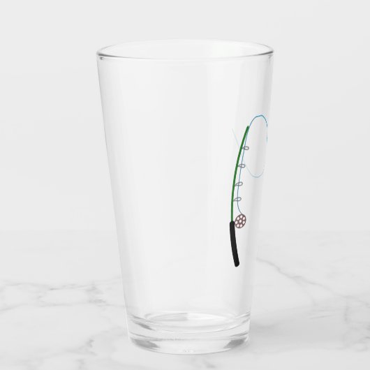 Fischen und Angelkombo Glas (Rechts)