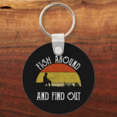 Fischen und erfahren schlüsselanhänger (Rückseite)