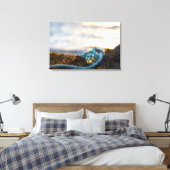 Fischen und Fischen Landschaftlich Leinwanddruck (Insitu (Schlafzimmer))