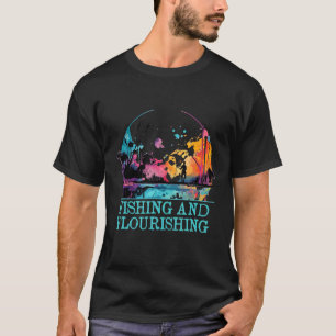 Fischen und Gedeihen Comfort Food Fischer Zuhause T-Shirt
