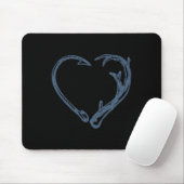 Fischen und Jäger Funny Junting Fish Deer Gi Mousepad (Mit Mouse)