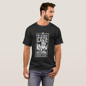 Fischen und slowakischer Cuvac T-Shirt (Vorne ganz)