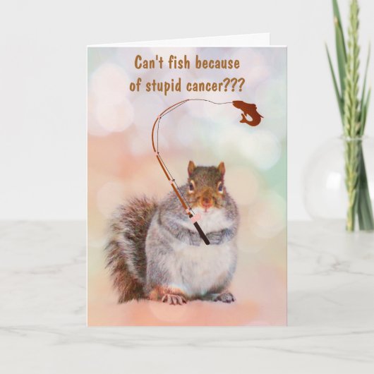 Fischen und Stromkrebs Karte (Vorderseite)