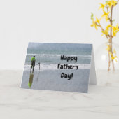 Fischen Vater Vatertagskarte Karte (Gelbe Blume)
