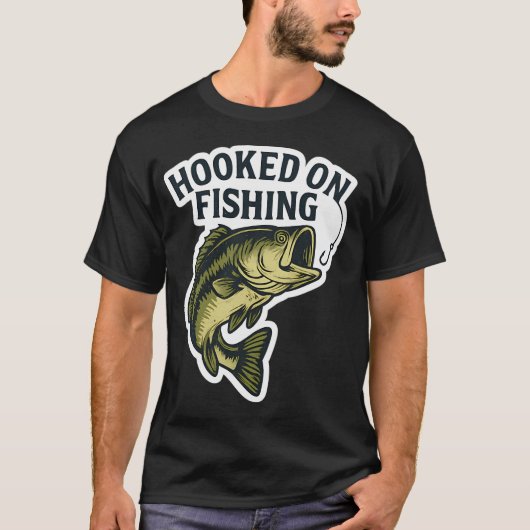 FISCHEN VERSESSEN T-Shirt (Vorderseite)