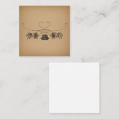 Fischen Vintage Kunst Begleitkarte (Vorne/Hinten)