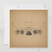 Fischen Vintage Kunst Mitteilungskarte (Rückseite)