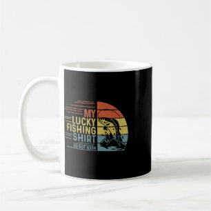 Fischen Vintage Retro Mein Glücks-Shirt Beim Fisch Kaffeetasse