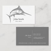 Fischen-Visitenkarte Visitenkarte (Vorne/Hinten)