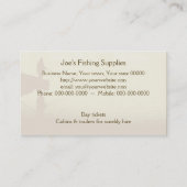 Fischen-Visitenkarte Visitenkarte (Rückseite)