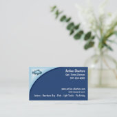 Fischen-Visitenkarten Visitenkarte (Stehend Vorderseite)