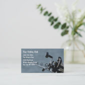 Fischen-Visitenkarten Visitenkarte (Stehend Vorderseite)