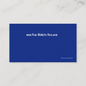 Fischen-Visitenkarten Visitenkarte (Rückseite)