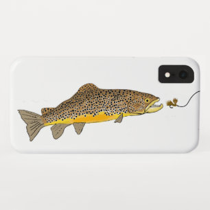 Fischen von Brauner Forelle Case-Mate iPhone Hülle
