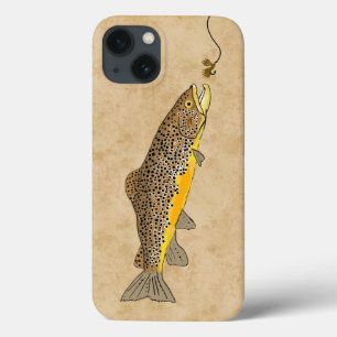 Fischen von Brauner Forelle Case-Mate iPhone Hülle