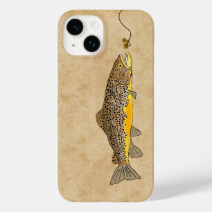 Fischen von Brauner Forelle Case-Mate iPhone 14 Hülle