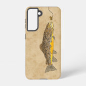 Fischen von Brauner Forelle Samsung Galaxy Hülle (Rückseite)