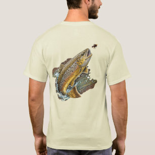 Fischen von Brauner Forelle T-Shirt