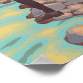 Fischen von Frauen - Montana Poster (Ecke)