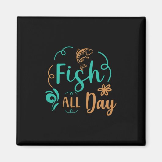 Fischen von Kunst Magnet (Vorne)