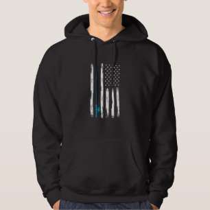Fischen von "Lover American Flag Flag Pole Vater G Hoodie