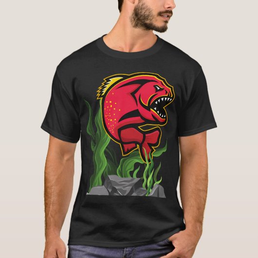 Fischen vorbei T-Shirt (Vorderseite)