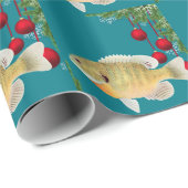 Fischen-Weihnachten Geschenkpapier (Rolleneckpunkt)