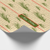 Fischen Weihnachten Geschenkpapier (Ecke)