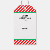 Fischen Weihnachtsfeiertage Geschenktasten Geschenkanhänger (Rückseite)