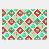 Fischen Weihnachtsgeschenk Wrapping Paper Geschenkpapier Set (Vorderseite 3)
