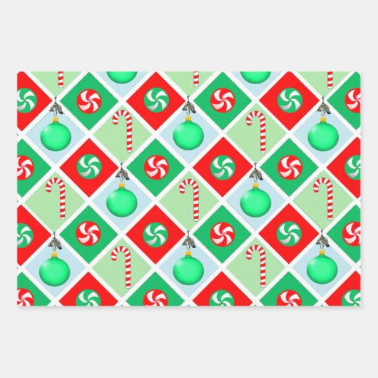 Fischen Weihnachtsgeschenk Wrapping Paper Geschenkpapier Set (Vorderseite 3)