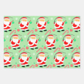 Fischen Weihnachtsgeschenk Wrapping Paper Geschenkpapier Set (Vorderseite)