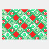 Fischen Weihnachtsgeschenk Wrapping Paper Geschenkpapier Set (Vorderseite 3)