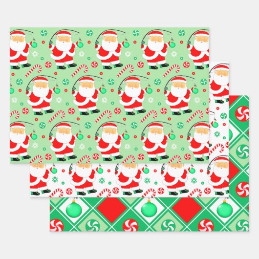 Fischen Weihnachtsgeschenk Wrapping Paper Geschenkpapier Set (Set)