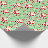 Fischen Weihnachtswrapping Papier Geschenkpapier (Ecke)