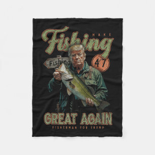 Fischen wieder großartig B Fischen Donald Tr Fleecedecke