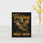 Fischen wieder großartig B Fischen Donald Tr Karte (Gelbe Blume)