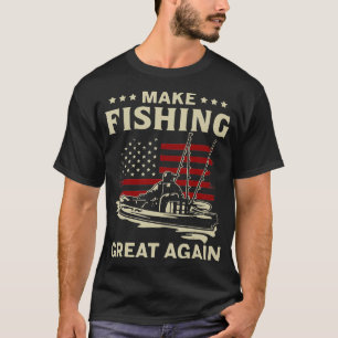 Fischen wieder großartig Funny Fishing T-Shirt
