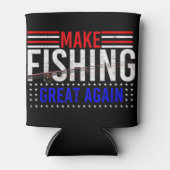 Fischen wieder großartig T - Shirt Funny Fisher Li Dosenkühler (Vorderseite)