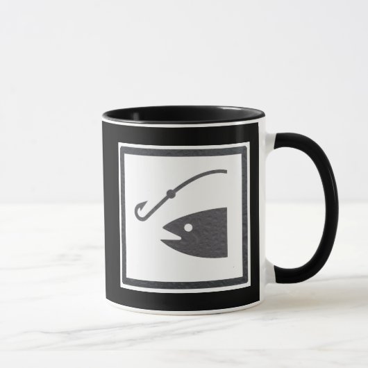 Fischen-Zeichen Tasse (Rechts)