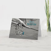 Fischen zum Vatertag Karte (Vorderseite)