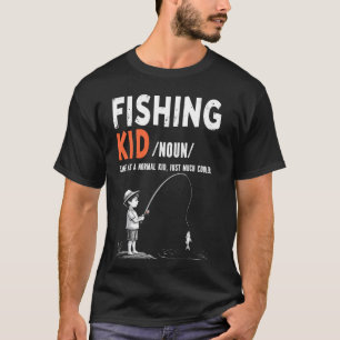 Fischender-Kind-Humor-Definition Lustiger-Fisch-Fa T-Shirt