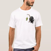 Fischender Welpe T-Shirt (Vorderseite)