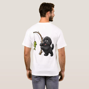 Fischender Welpe T-Shirt