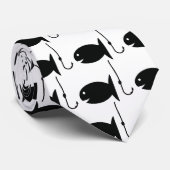 Fischenikone Krawatte (Gerollt)