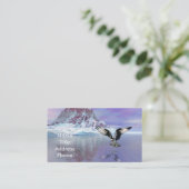 Fischenkarte Visitenkarte (Stehend Vorderseite)