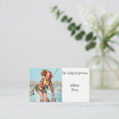 FischenPinup Visitenkarte (Stehend Vorderseite)