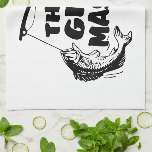 Fischer als Gill-Master Handtuch (Gefaltet)